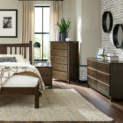 Grain Wood Furniture Shaker Platform Configurable Bedroom Set And Reviews Wayfair